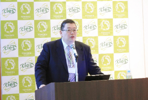遠藤 哲郎 センター長(東北大学CIES)による開会挨拶