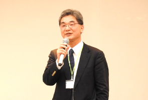 葛原 正明 教授(福井大学)によるスピーチ