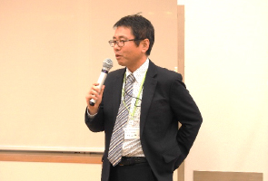 上田 哲三 所長(パナソニック)によるスピーチ