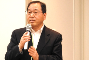村田 耕 部長(キーサイト・テクノロジー)によるスピーチ