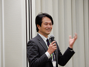 庄司 亨 執行役員 技術開発統括部長(田中貴金属工業)によるスピーチ