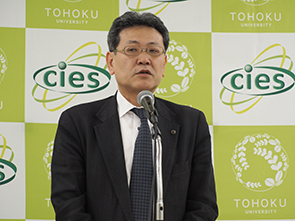 矢島 敬雅 理事(東北大学)による主催者挨拶