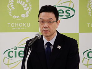 西條 正明 科学技術・学術政策局 産業連携・地域支援課長(文部科学省)による来賓挨拶