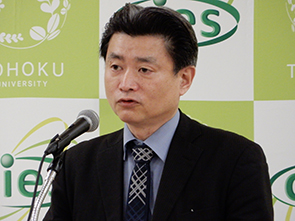 野口 義博 イノベーション拠点推進部部長(科学技術振興機構)による来賓挨拶