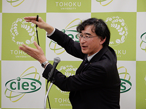叶田 玲彦 氏(日立製作所)による基調講演